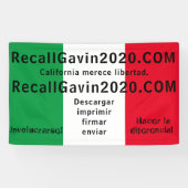 Bannière recallgavin2020 3ft x 5ft (Horizontal)