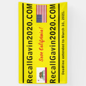 Bannière recallgavin2020 3ft x 5ft (Vertical)