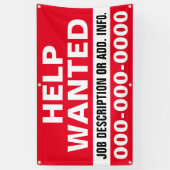 Bannière Recherchée 3' X 5' (Vertical)