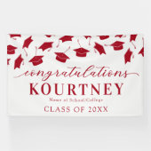 Bannière Red 2025 Graduation (Horizontal)