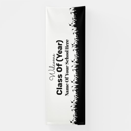 Bannière Retrouvailles de grande classe Silhouette (Verticale)