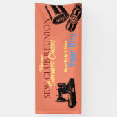 Bannière Retrouvailles du Club de couture de style (Vertical)