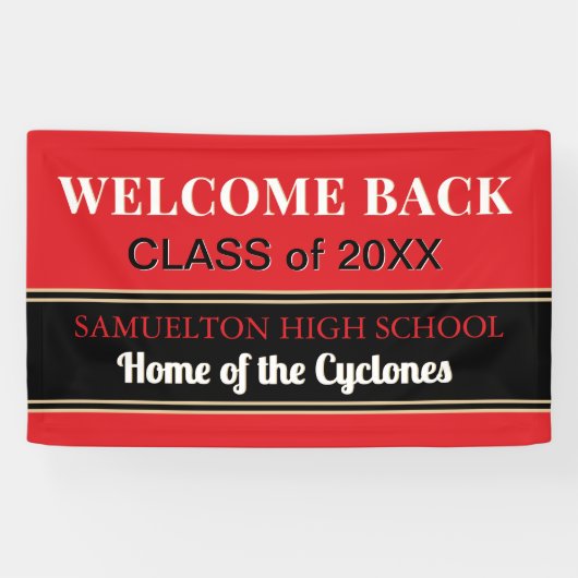 Bannière Réunion de Classe ! Bannière Réunion pers (Horizontal)