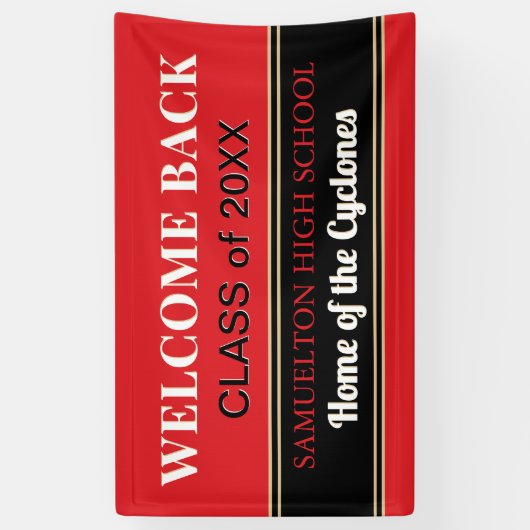 Bannière Réunion de Classe ! Bannière Réunion pers (Vertical)