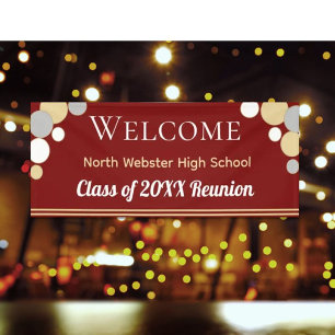 Bannière Réunion de classe personnalisée
