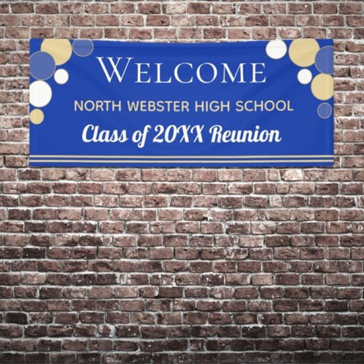 Bannière Réunion de classe personnalisée