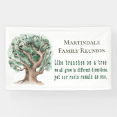 Bannière Reunion de l'arbre familial (Horizontal)