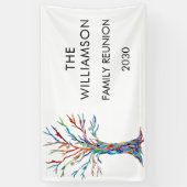 Bannière Reunion familiale de l'arbre familial (Vertical)