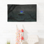 Bannière Rose bleu (En situation)