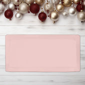 Bannière rose clair couleur tendance