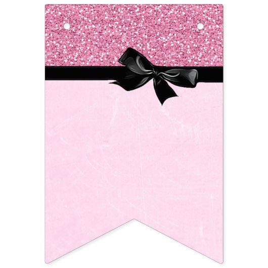 Bannière rose et noire de partie (Premier drapeau)