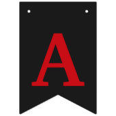 Bannière rouge d'anniversaire de ferme de tracteur (Troisième drapeau)