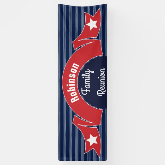 Bannière rouge de ruban (Vertical)