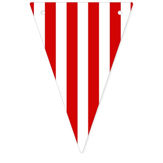 Bannière rouge et blanche de partie de rayure (Premier drapeau)