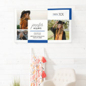 Bannière Royal Blue 3 Photo Graduation (En situation)