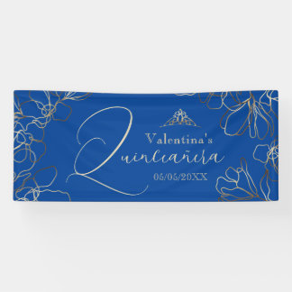 Bannière Royal Blue Quinceañera