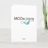 Bannière ruban rustique Carte de jour St Patrick (Dos)