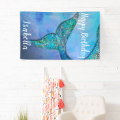 Bannière scintillante de fête d'anniversaire de (En situation)