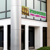 Bannière Services d'installation de clôture (Bâtiment extérieur)