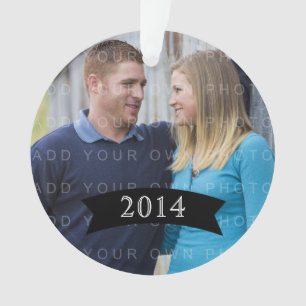 Bannière simple en ébène Ornement photo de vacance