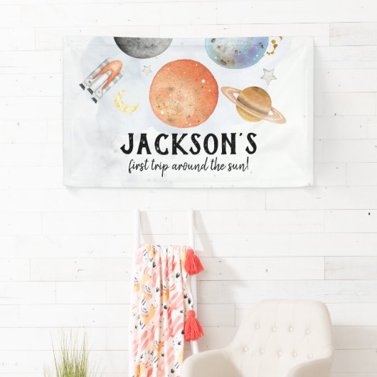 bannière spatiale, bannière spatiale (En situation)