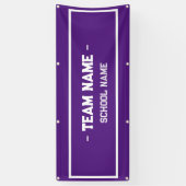 Bannière sportive scolaire pour gymnase ou événeme (Vertical)
