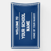 Bannière sportive scolaire pour gymnase ou événeme (Verticale)