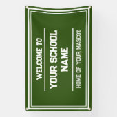 Bannière sportive scolaire pour gymnase ou événeme (Verticale)