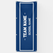 Bannière sportive scolaire pour gymnase ou événeme (Vertical)