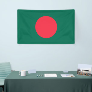 Bannière stylée du Bangladesh pour la fierté et la