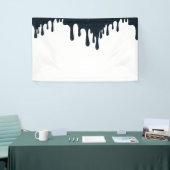 Bannière supérieure au charbon de bois – Noir et b (Salon professionnel)