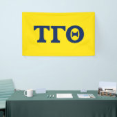 Bannière Tau Gamma Theta 3x5 - Jaune (Salon professionnel)