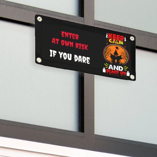 Bannière thématique Halloween personnalisable effr (Bâtiment extérieur)