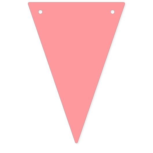 Bannière triangulaire à gradient de coucher de sol (Troisième drapeau)