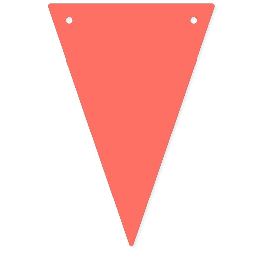 Bannière triangulaire à gradient de coucher de sol (Premier drapeau)