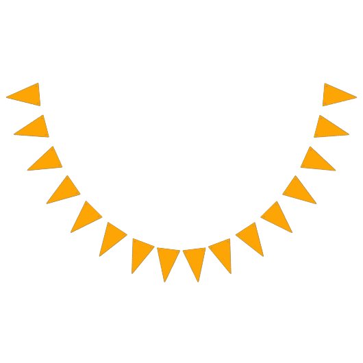 Bannière: Triangulaire / Drapeaux - Orange (Tout)