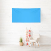 Bannière Turquoise pour mur ou affichage (Insitu)