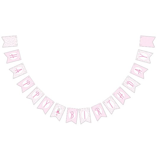 Bannière Tutu Cute Bunny "Joyeux Anniversaire" (Tout)