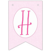 Bannière Tutu Cute Bunny "Joyeux Anniversaire" (Deuxième drapeau)