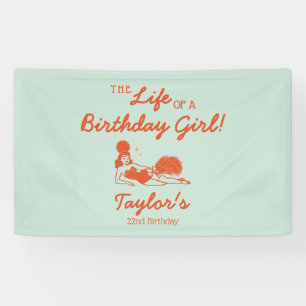 Bannière Une Vie de Fille d'Anniversaire
