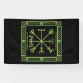 Bannière Vegvisir celtique (Horizontal)