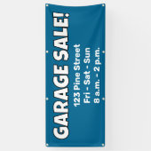 Bannière VENTE DE GARAGE personnalisée ! (Vertical)