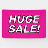 Bannière VENTE ÉNORME personnalisée ! (Horizontal)