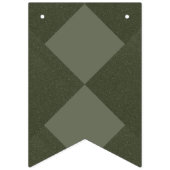 Bannière verte en mousse géométrique – Drapeaux pe (Premier drapeau)