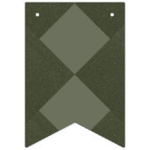 Bannière verte mousse géométrique – Drapeaux perso (Premier drapeau)