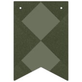 Bannière verte mousse géométrique – Drapeaux perso (Troisième drapeau)
