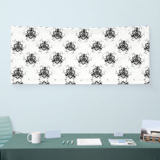 Bannière verticale, charbon de bois, dune (Salon professionnel)