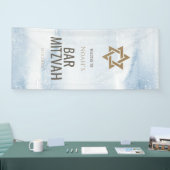Bannière verticale en vinyle pour Bar Mitzvah à l' (Salon professionnel)