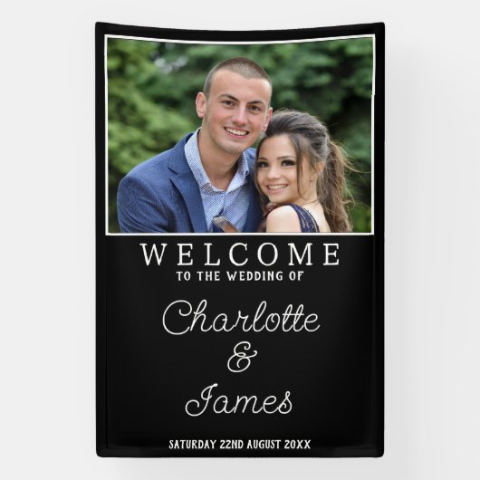 Bannière verticale mariage Affiche de bienvenue Co (Verticale)