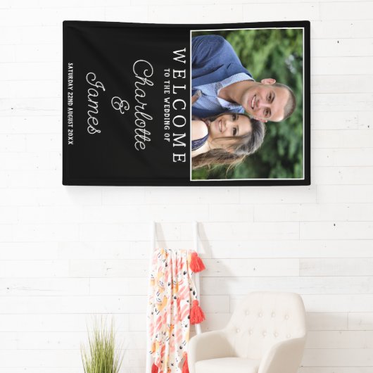 Bannière verticale mariage Affiche de bienvenue Co (Insitu)
